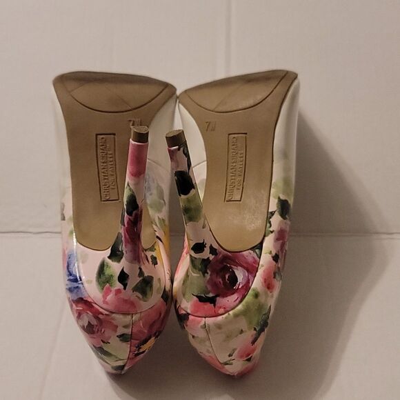 CHRISTIAN SORIANO FOR PAYLESS FLORAL HEELS PUMP - Picture 16 of 16